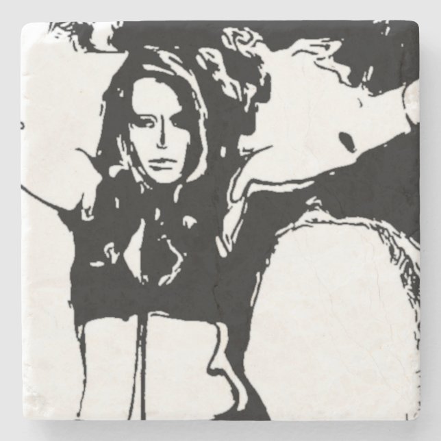 Dessous-de-verre En Pierre Witchy Woman (Devant)