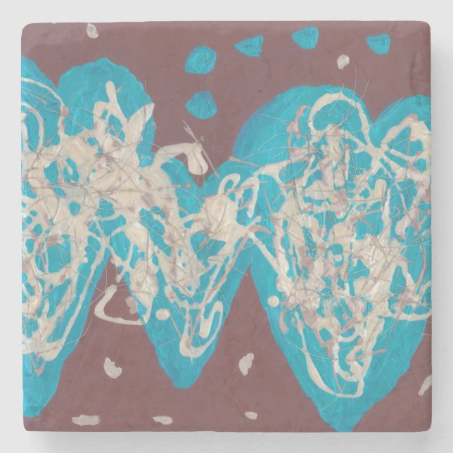 Dessous-de-verre En Pierre World of Love Stone Dessous de verre (Devant)