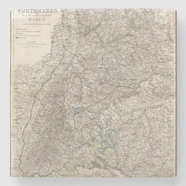 Dessous-de-verre En Pierre Wurtemberg, Baden (Devant)