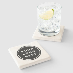 Dessous-de-verre En Pierre Your Business Logo Promoteur Business Company
