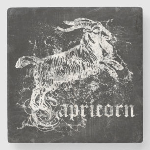 Dessous-de-verre En Pierre Zodiac Vintage Capricorne