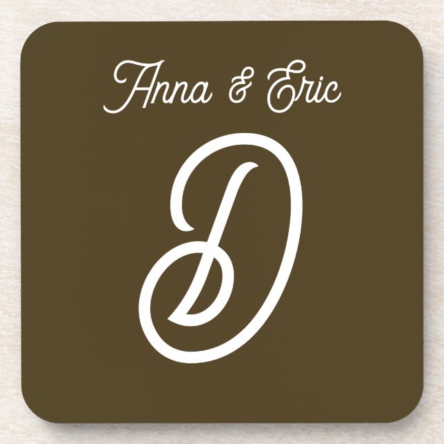 Dessous de verre en plastique dur (Devant)