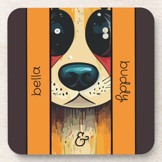 Dessous de verre en plastique dur (Devant)