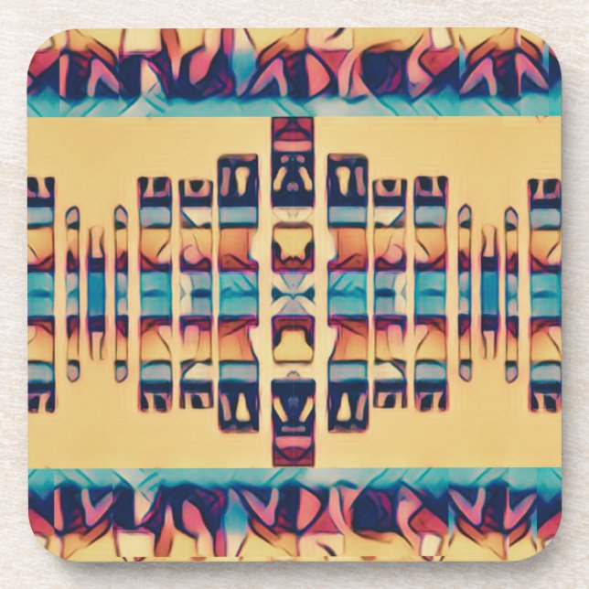 Dessous de verre en plastique dur (Devant)