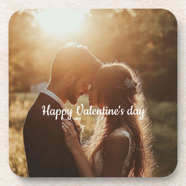 Dessous de verre en plastique dur de la Saint-Vale (Devant)