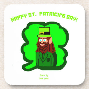 Dessous de verre en plastique dur magique Leprecha