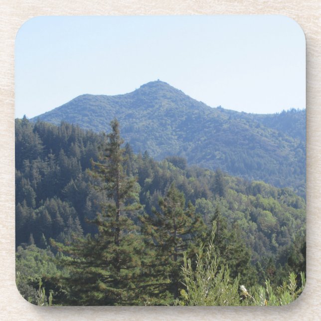 Dessous de verre en plastique dur Mt Tamalpais si  (Devant)