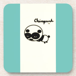 Dessous de verre en plastique dur Panda