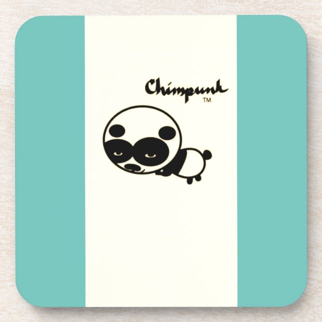 Dessous de verre en plastique dur Panda (Devant)