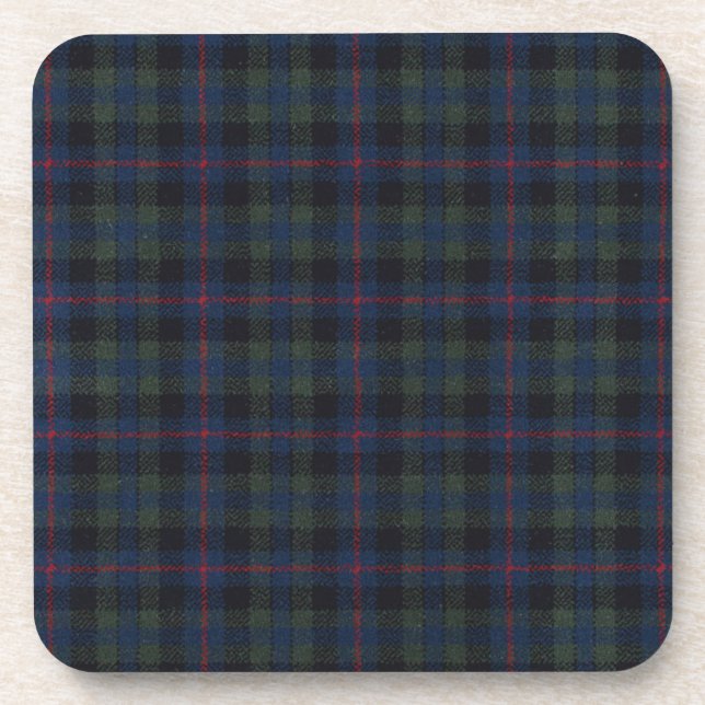 Dessous de verre en plastique dur Tartan (Devant)