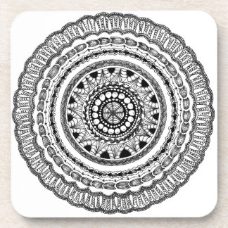 Dessous de verre en plastique durs de Zendala