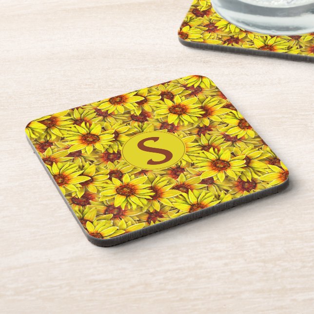 Dessous de verre en plastique Tournesol (Côté gauche)