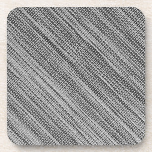 Dessous de verre en tissu gris Faux