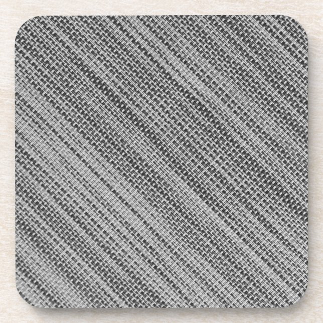 Dessous de verre en tissu gris Faux (Devant)
