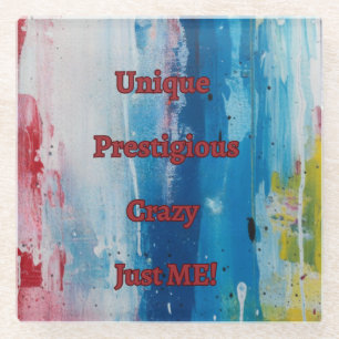 DESSOUS-DE-VERRE EN VERRE 