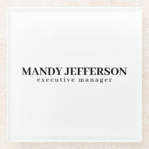 DESSOUS-DE-VERRE EN VERRE