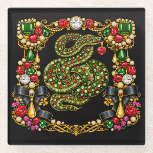 DESSOUS-DE-VERRE EN VERRE 