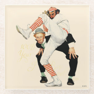 Dessous-de-verre En Verre 100th Anniversaire de base-ball