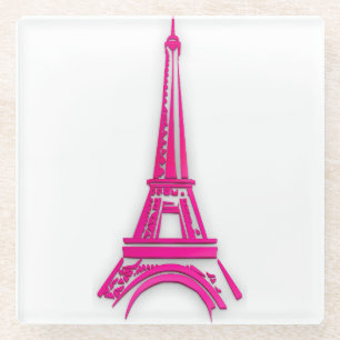 Dessous-de-verre En Verre 3d Tour Eiffel, clipart de la France