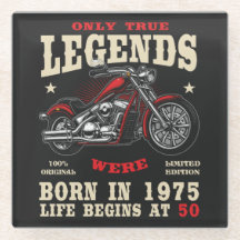 50e Birthday Man Biker Motorcycle Chopper 1975