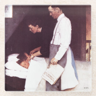 Dessous-de-verre En Verre Absence de la crainte