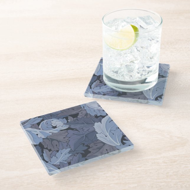 Dessous-de-verre En Verre Acanthus, William Morris (Incliné)