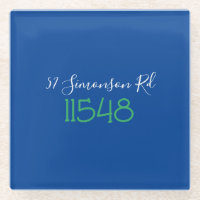 Adresse personnalisée avec code postal de style él