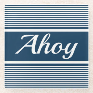 Dessous-de-verre En Verre Ahoy