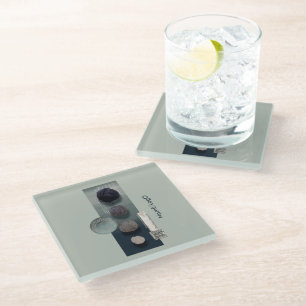 Dessous-de-verre En Verre aiguille_1_point cardiaque