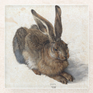 Dessous-de-verre En Verre Albrecht Dürer, Young Hare, 1502
