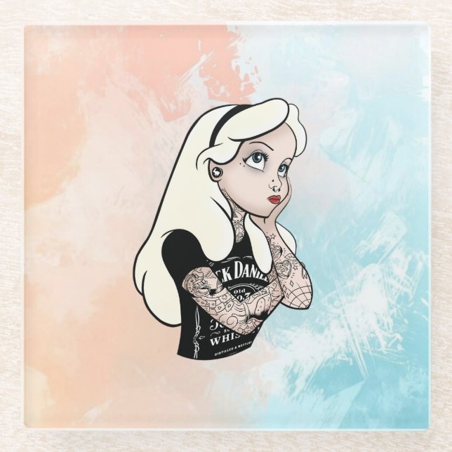 Dessous-de-verre En Verre Alice (Devant)