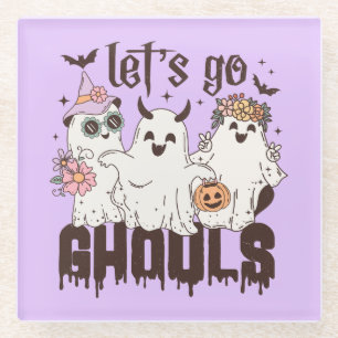 Dessous-de-verre En Verre Allons Gouls Halloween