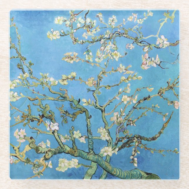 Dessous-de-verre En Verre Almond Blossom Vincent van Gogh (Devant)