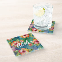 Aloha beau motif de fleur d'hibiscus Hawaï