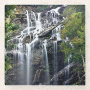 Dessous-de-verre En Verre Alps Mountain Top Waterfall