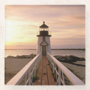 Dessous-de-verre En Verre Amérique du Nord, États-Unis, Massachusetts, Nan