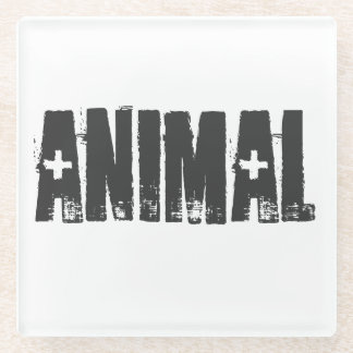 Dessous-de-verre En Verre Animal - Salle de gym Fitness