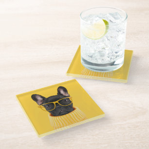 Dessous-de-verre En Verre Animaux de bébés cutest   Lunettes de soleil pour 