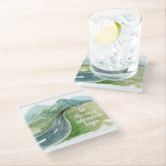 Dessous-de-verre En Verre Aquarelle Nature Commençons la prochaine aventure<br><div class="desc">Aquarelle Nature Commençons la prochaine aventure</div>