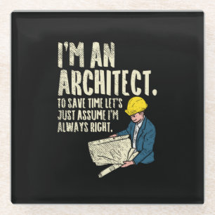 Dessous-de-verre En Verre Architect - I'm