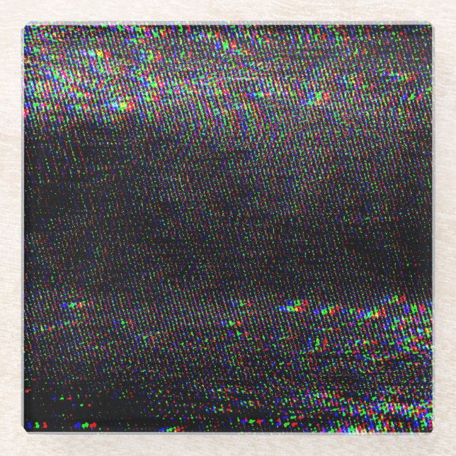 Dessous-de-verre En Verre Arrière - plan de texture de l'écran de test (Devant)