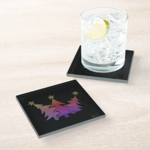 Dessous-de-verre En Verre Art de mots attentifs - Dessous de verre