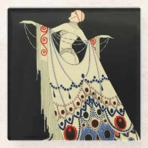 Dessous-de-verre En Verre Art déco "La Bijoux" de José Carlos