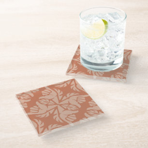 Dessous-de-verre En Verre Art hawaïen beau