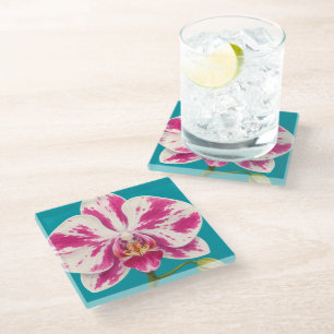Dessous-de-verre En Verre Art hawaïen beau