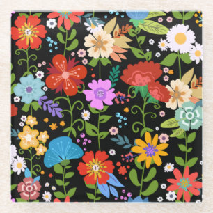 Dessous-de-verre En Verre Art populaire mexicain