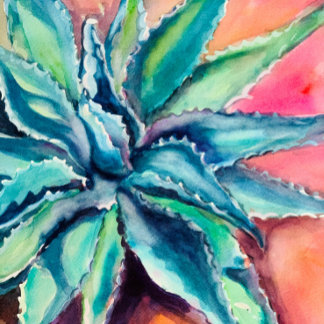 Dessous-de-verre En Verre Art Print - Texas Agave Poster