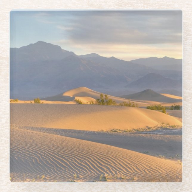 Dessous-de-verre En Verre Aube de désert (Devant)