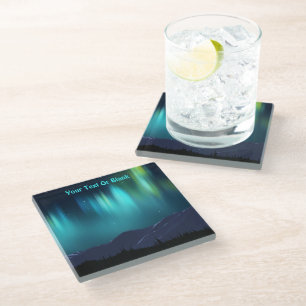 Dessous-de-verre En Verre Aurora Borealis