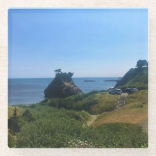 Dessous-de-verre En Verre Battle Rock, Port Orford, OU